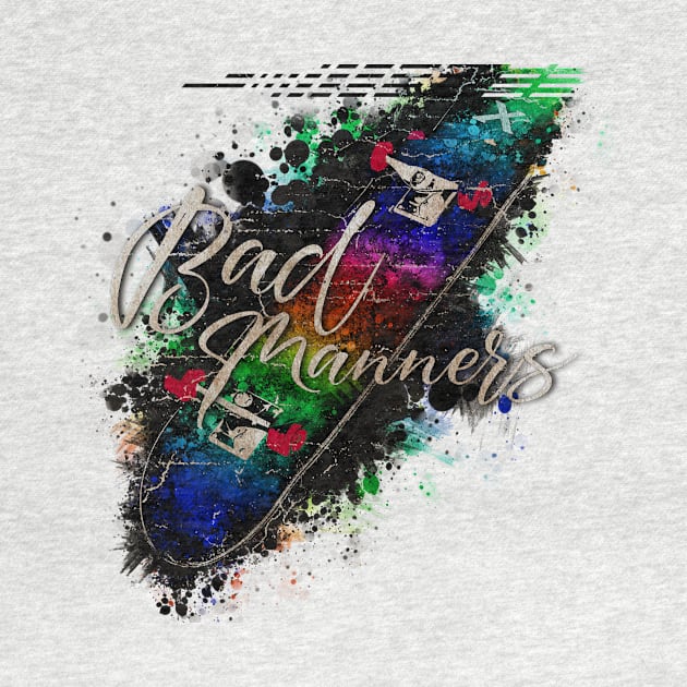 Skateboard X Bad Manners VINTAGE by GLOBALARTWORD